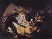 REMBRANDT Harmenszoon van Rijn The Blinding of Samson oil painting artist